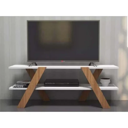 ترابيزة تلفزيون خشب MDF عالي الجودة - مقاس 120x30x50 سم